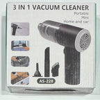 🚗 3-in-1 Portable Cordless Car Vacuum Cleaner | Powerful Cleaning & Air Blower