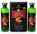 SkinPlus Fruit Vinegar Gel Hair Color – Natural Black 🖤 | 1+1 FREE 🎁