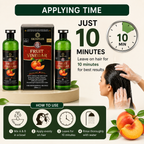 SkinPlus Fruit Vinegar Gel Hair Color – Natural Black 🖤 | 1+1 FREE 🎁