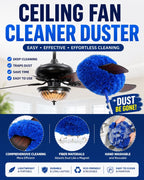 Brivex™ Extendable Microfiber Fan Cleaning Brush | Ceiling Duster