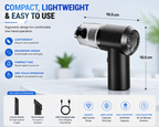 🚗 3-in-1 Portable Cordless Car Vacuum Cleaner | Powerful Cleaning & Air Blower