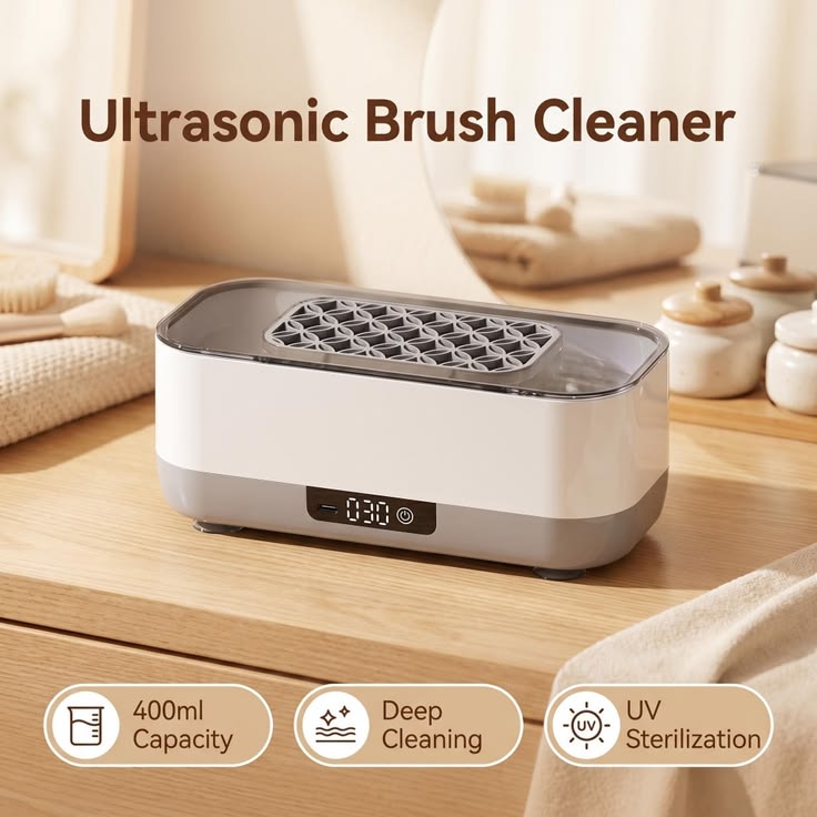 ✨ Mini Sonic Ultrasonic Cleaner – Deep Cleaning Machine 🧼🔊