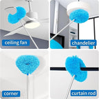 Brivex™ Extendable Microfiber Fan Cleaning Brush | Ceiling Duster
